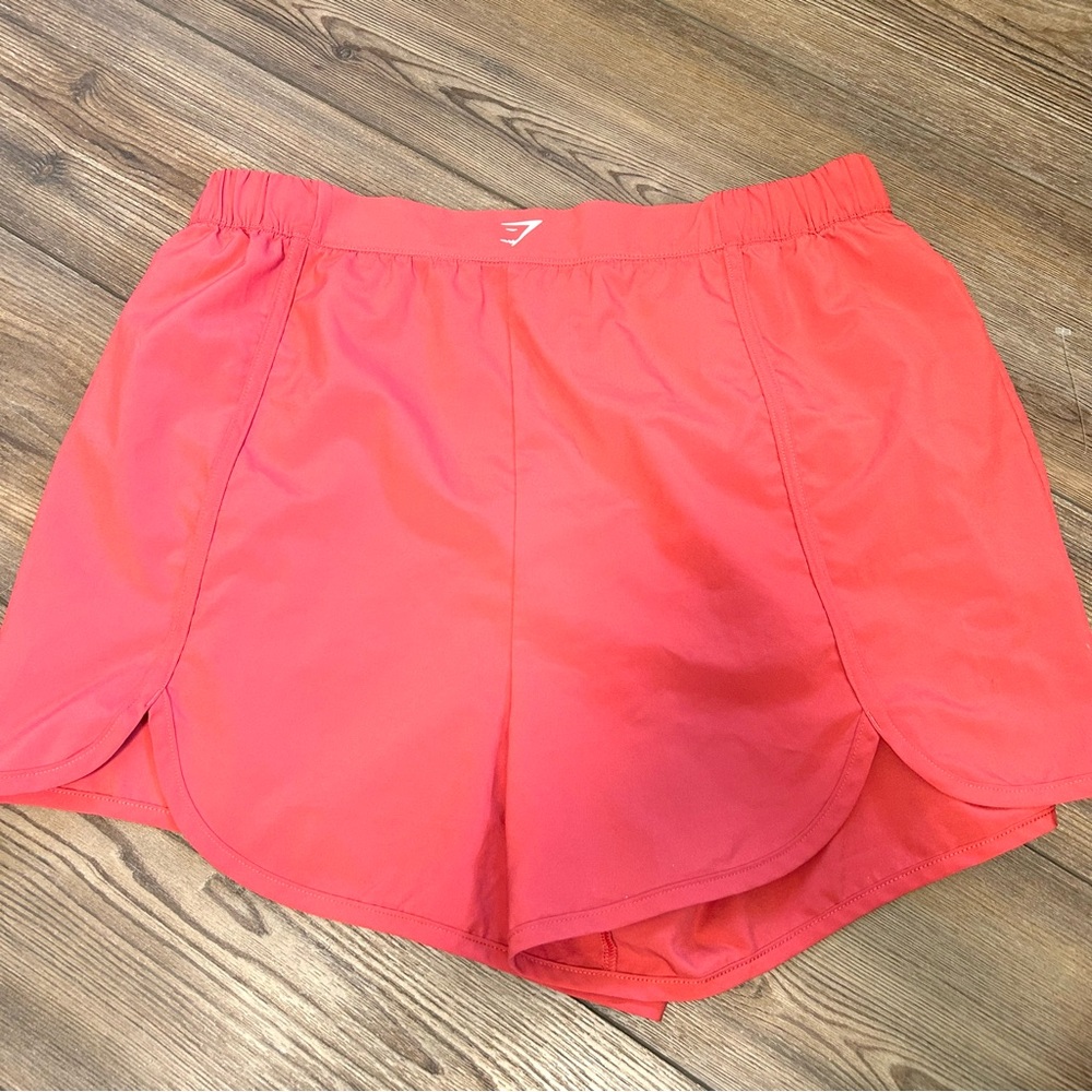 Gymshark Coral Pink Athletic Shorts